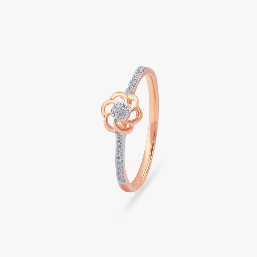 Twirl Petal Diamond Ring,,hi-res image number null