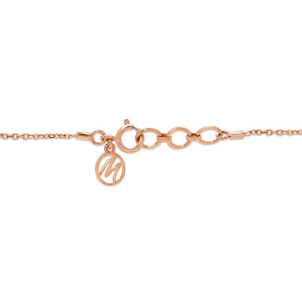 14KT Rose Gold An Intersection Of Beauty Diamond Necklace,,hi-res image number null
