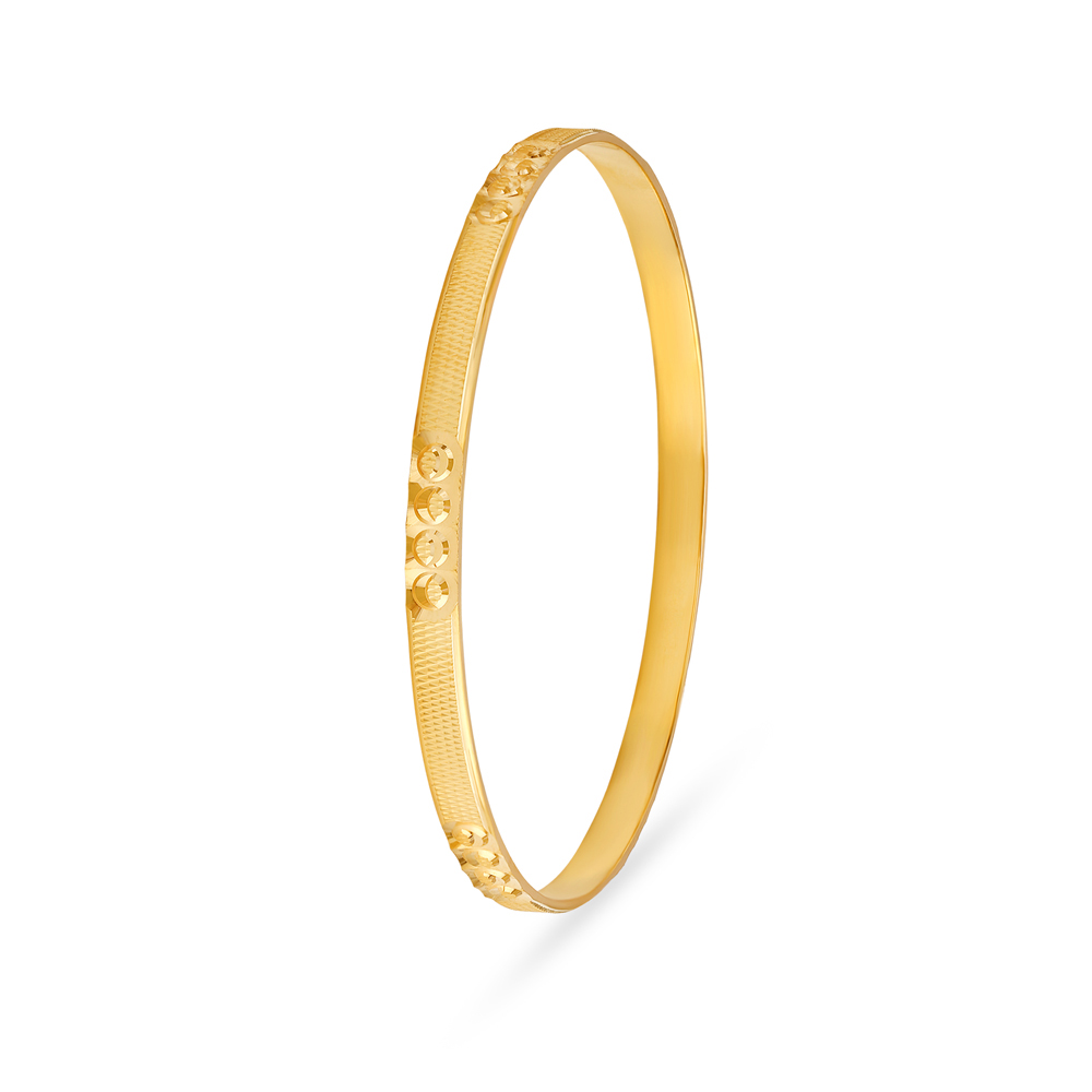 Delicate Engraved Gold Bangles,,hi-res image number null