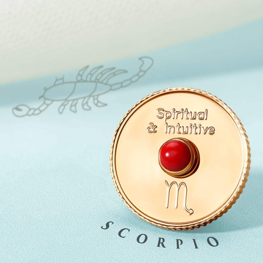 Intuitive Scorpio Coin,,hi-res image number null