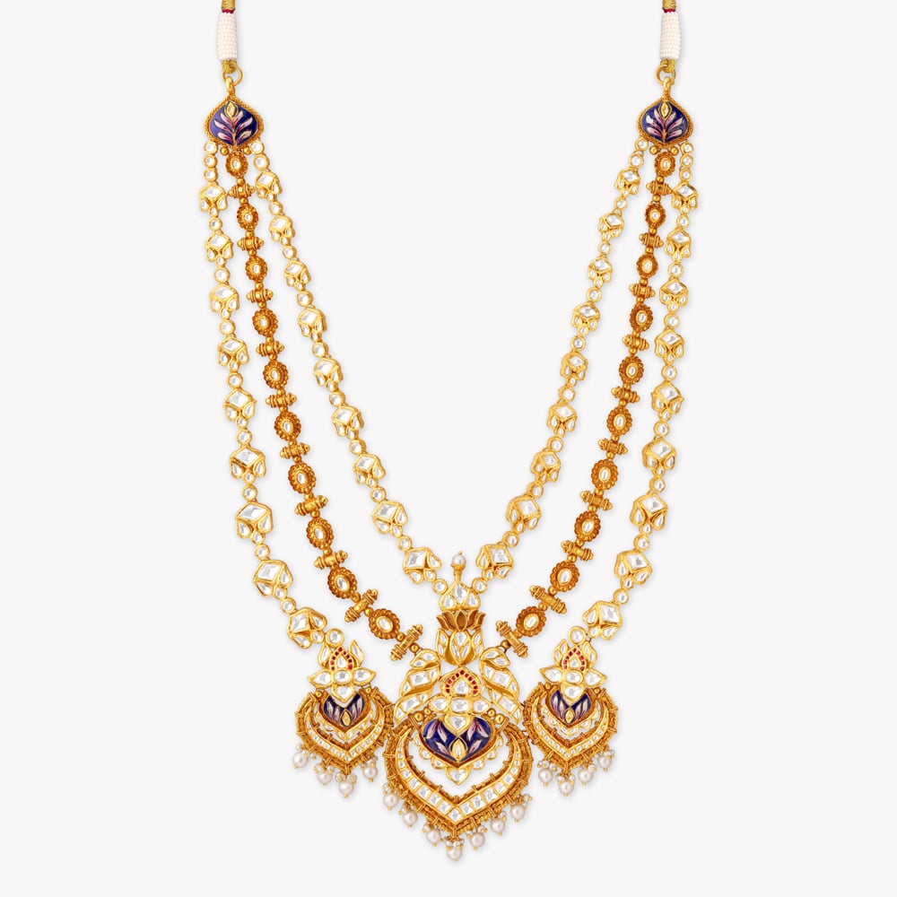 Antique Diamond Layered Necklace Set,,hi-res image number null