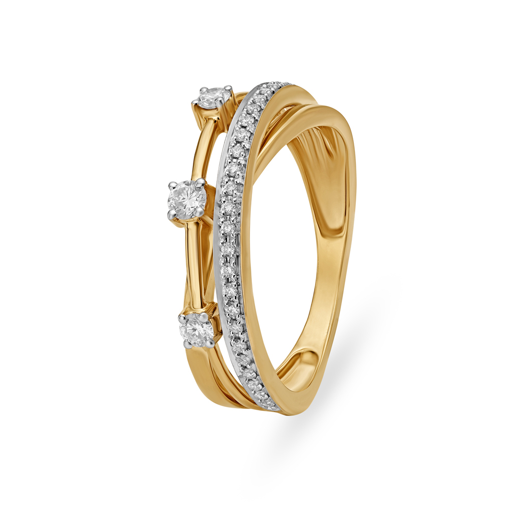 Sophisticated Platinum and Diamond Ring