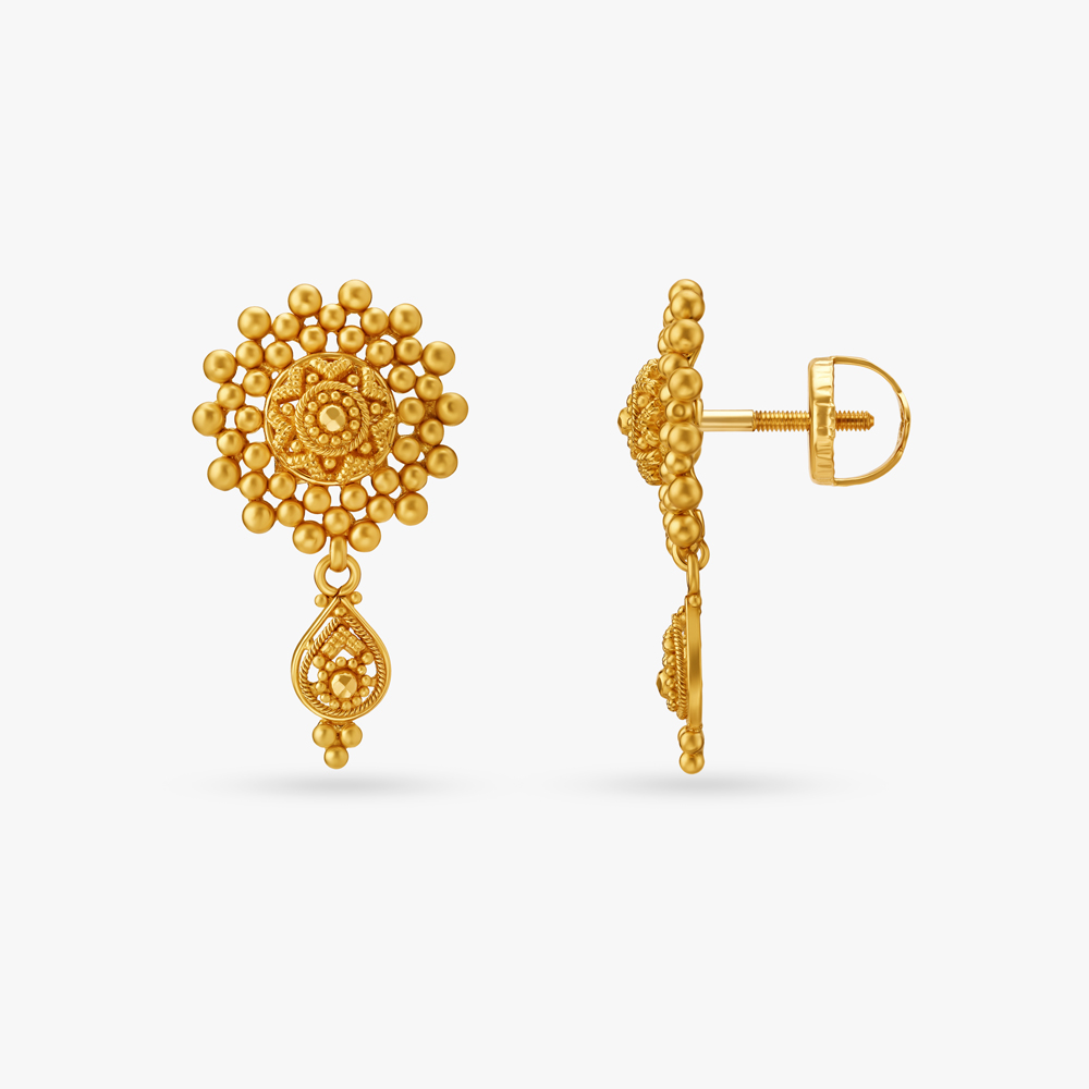 The Floral Luxe Drops Earrings main image 1