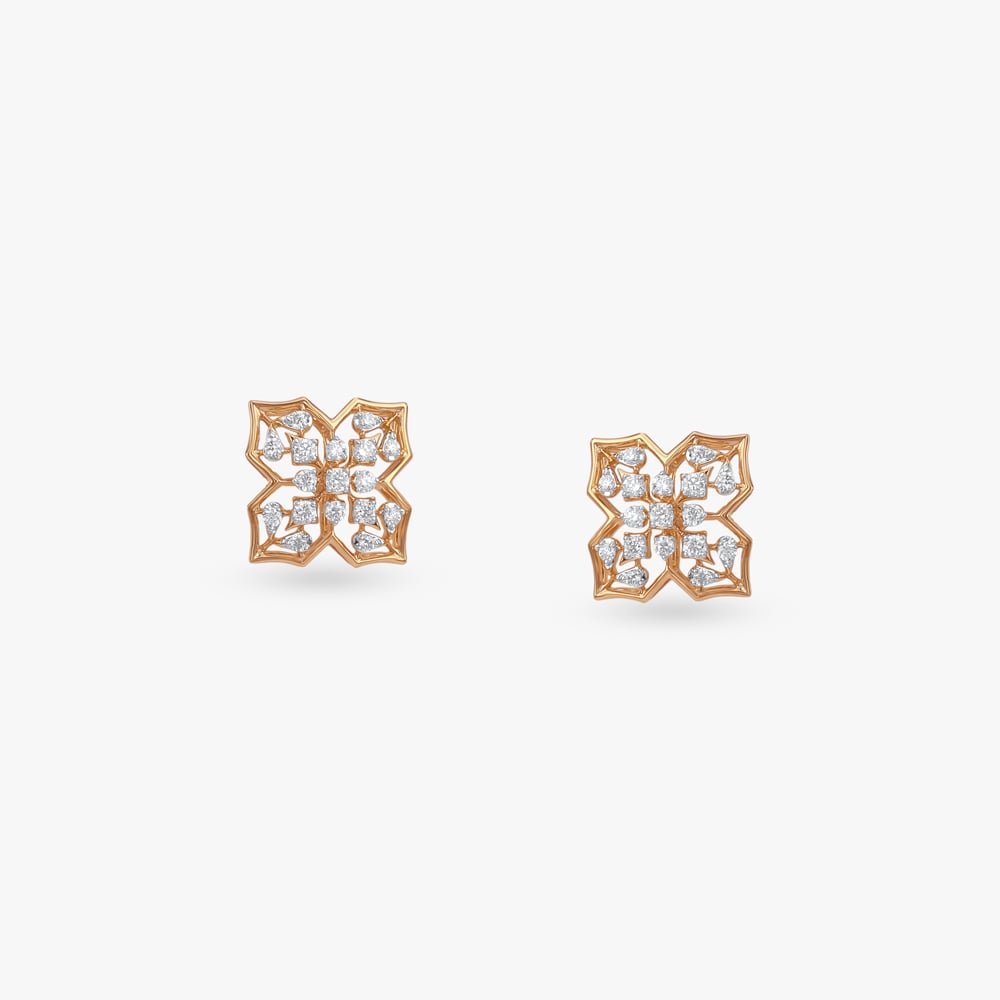 

Heritage Bloom Diamond Stud Earrings