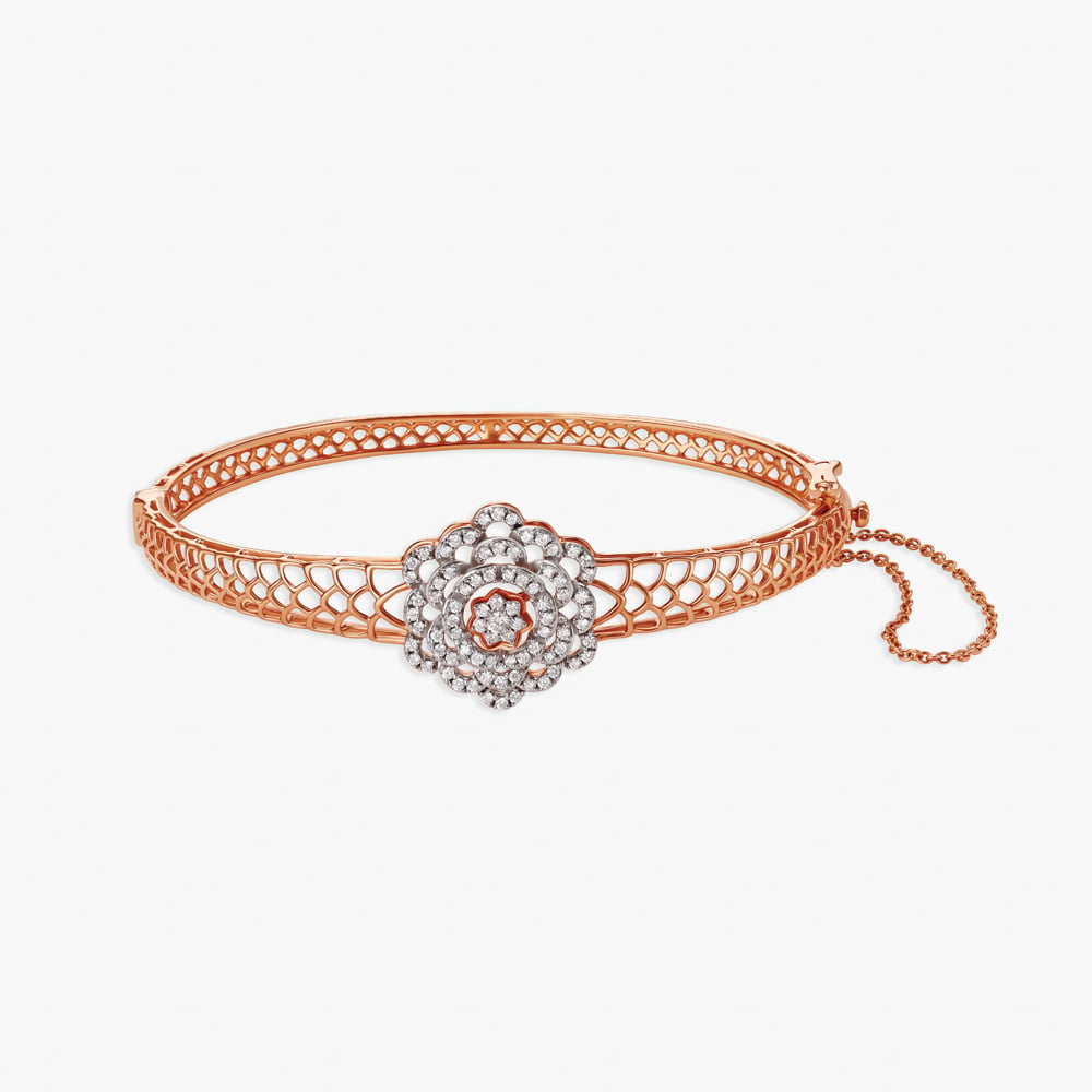 Petal Perfection Diamond Bangle,,hi-res image number null