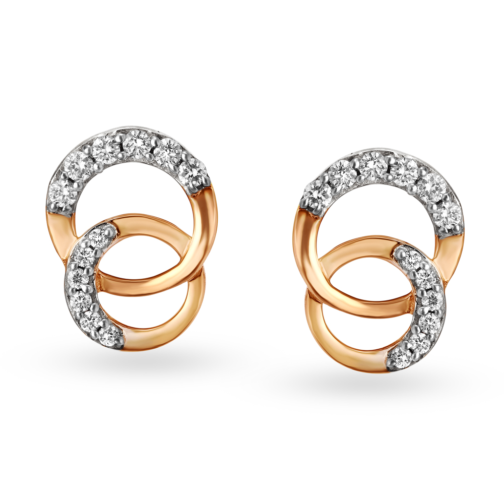 Link Circular Diamond Pendant And Earrings Set,,hi-res image number null