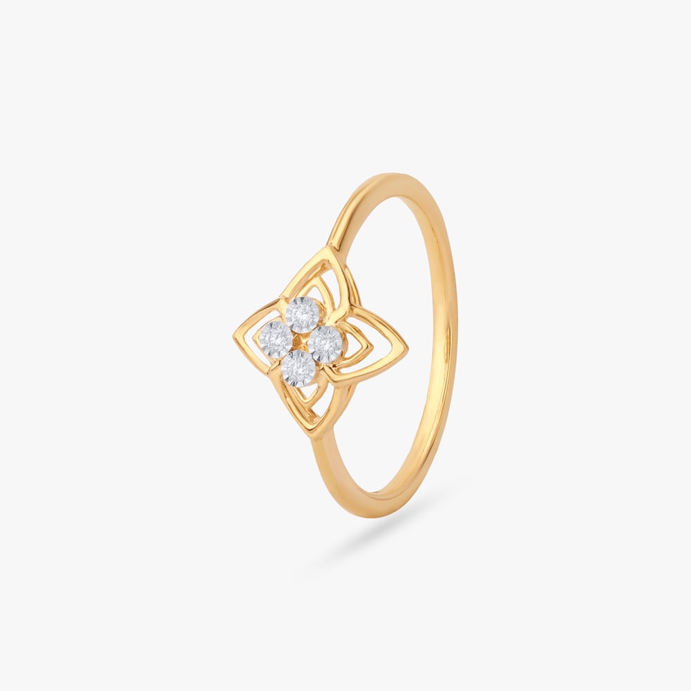 

Delicate Bloom Diamond Ring