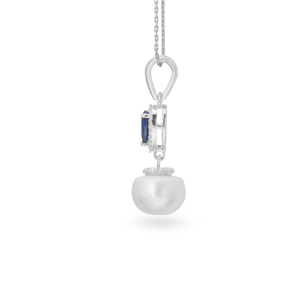 Midnight Drop Silver Pendant,,hi-res image number null