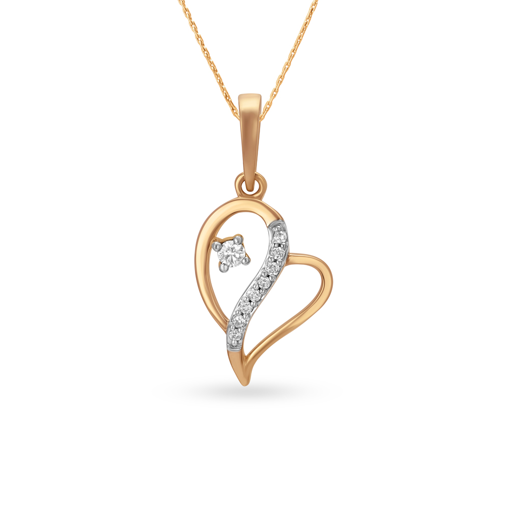 Tanishq heart shaped pendant online