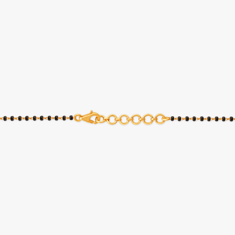 Elegant Geometric Diamond Mangalsutra,,hi-res image number null