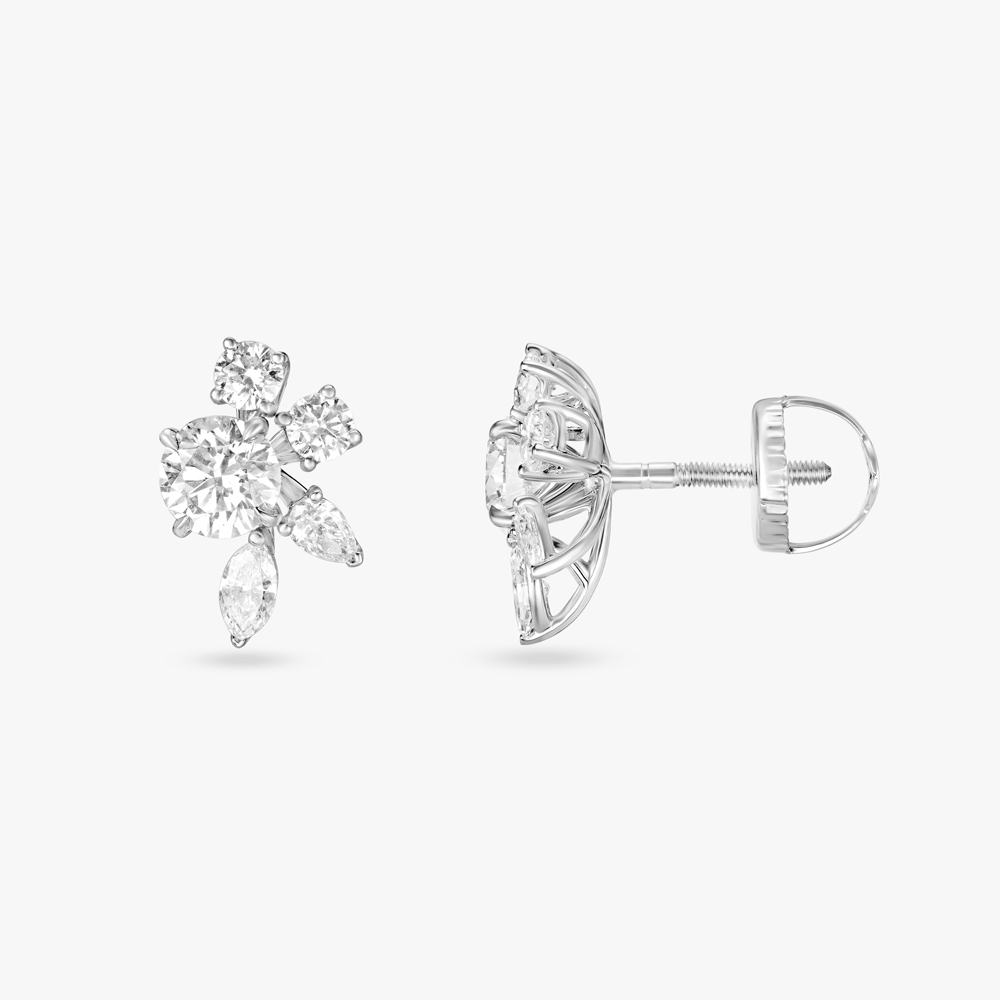 Dazzling Elegance Solitaire Earrings,,hi-res image number null