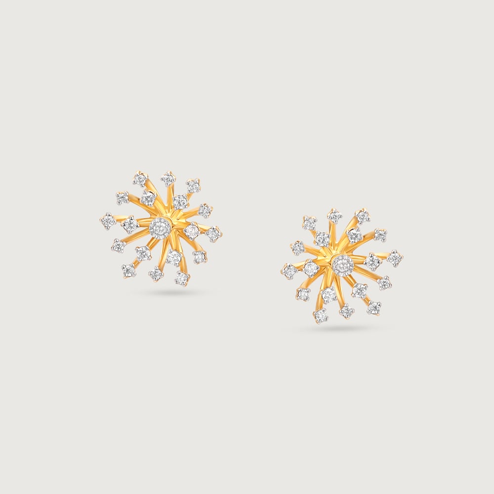 Everbloom Floret Diamond Stud Earrings,,hi-res image number null