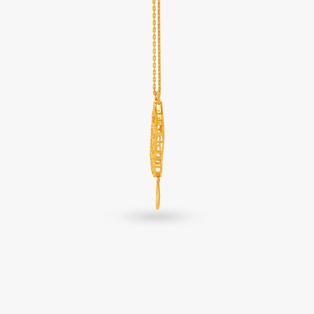 Intricate Gold Pendant,,hi-res image number null