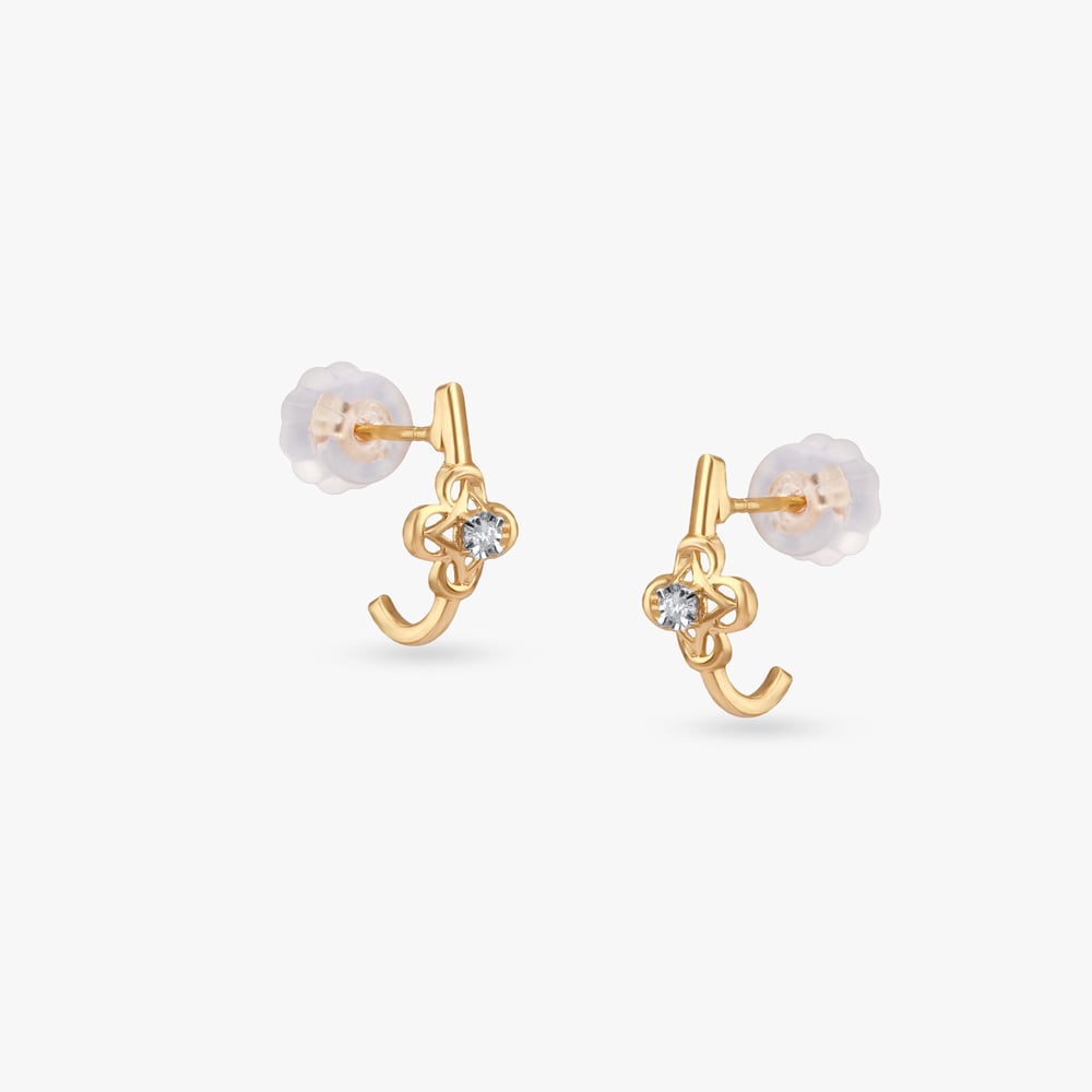 

Sculpted Peta Diamond Hoop Earrings