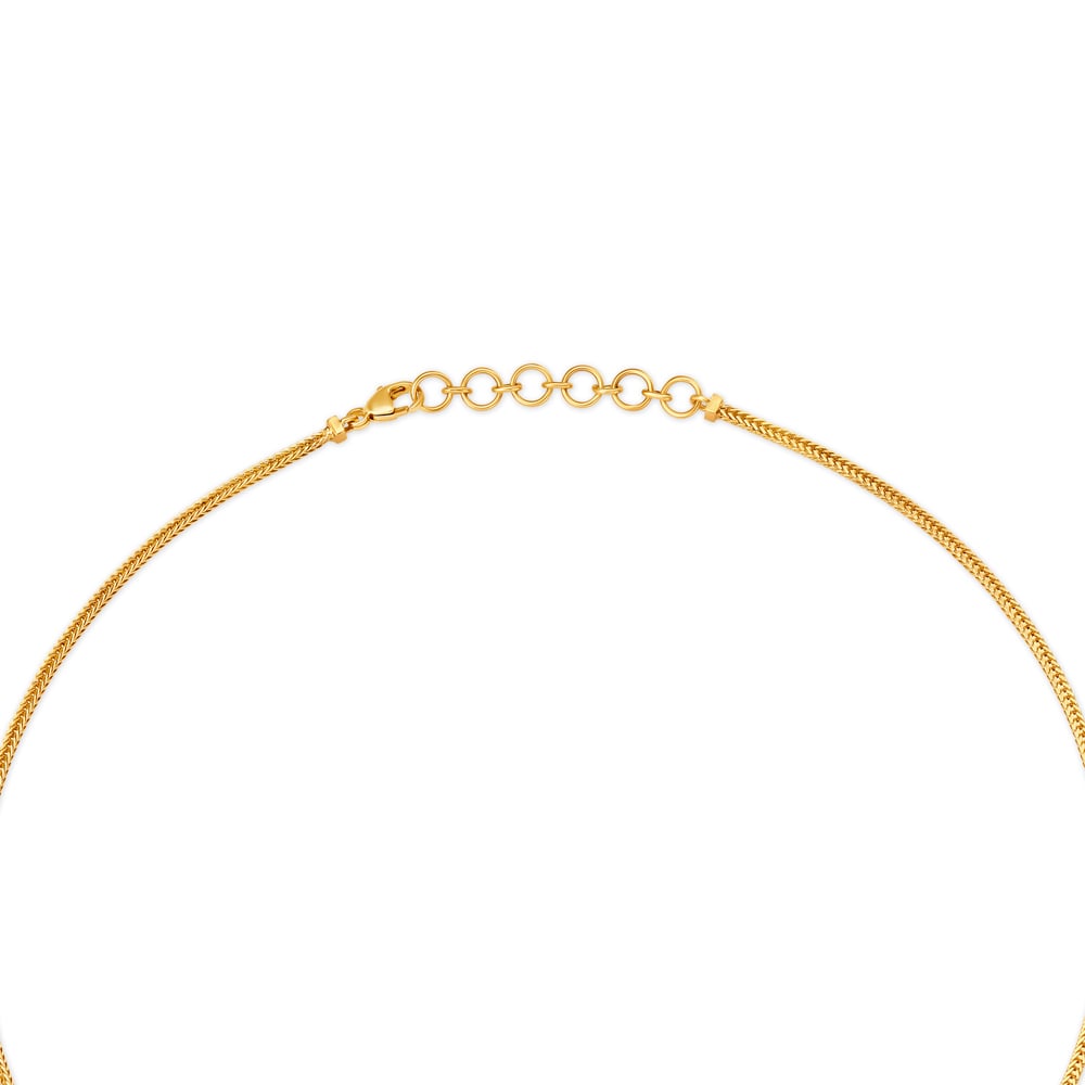 Bold Feather Diamond and Gold Necklace,,hi-res image number null
