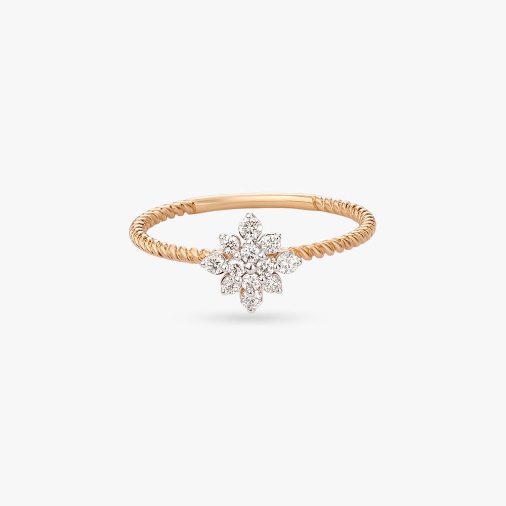 Twisted Bloom Diamond Ring,,hi-res image number null