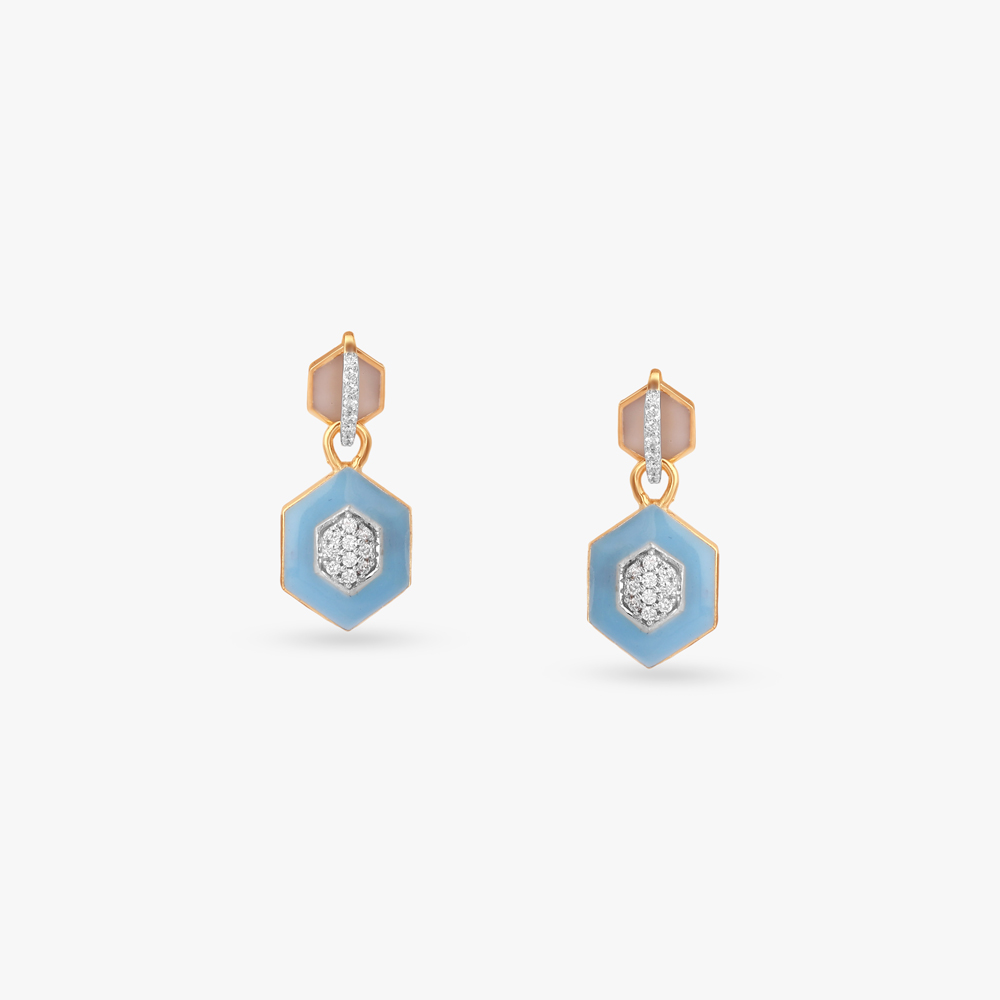 Luminous Flip Diamond Drop Earrings,,hi-res image number null
