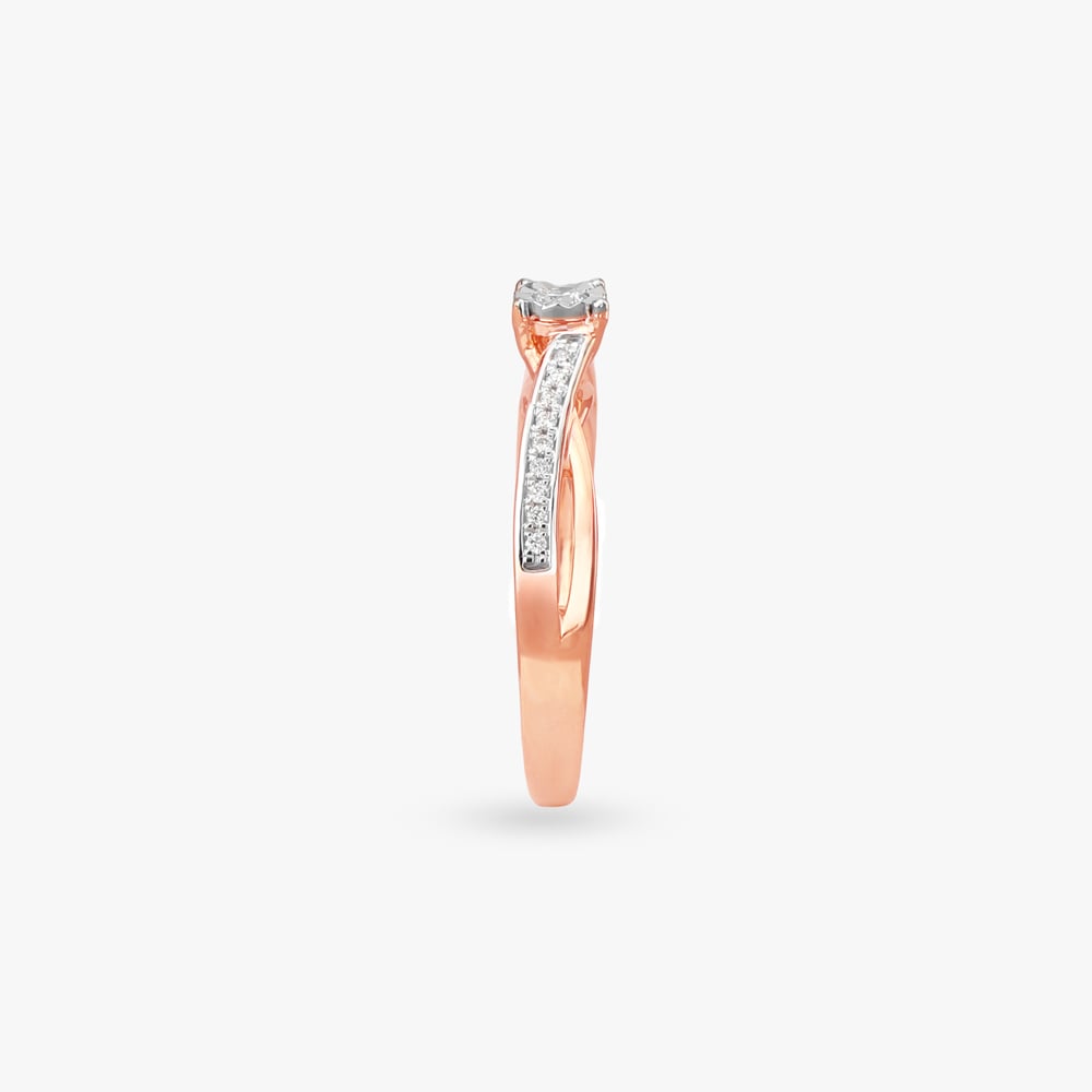 Infinity Curve Diamond Ring,,hi-res image number null