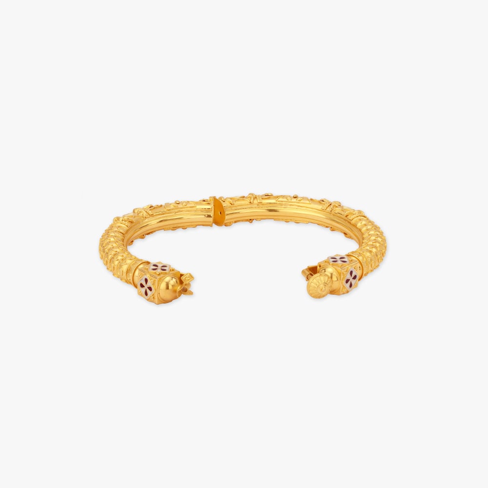 Nakshi Noor Solid Bala Gold Bangles,,hi-res image number null