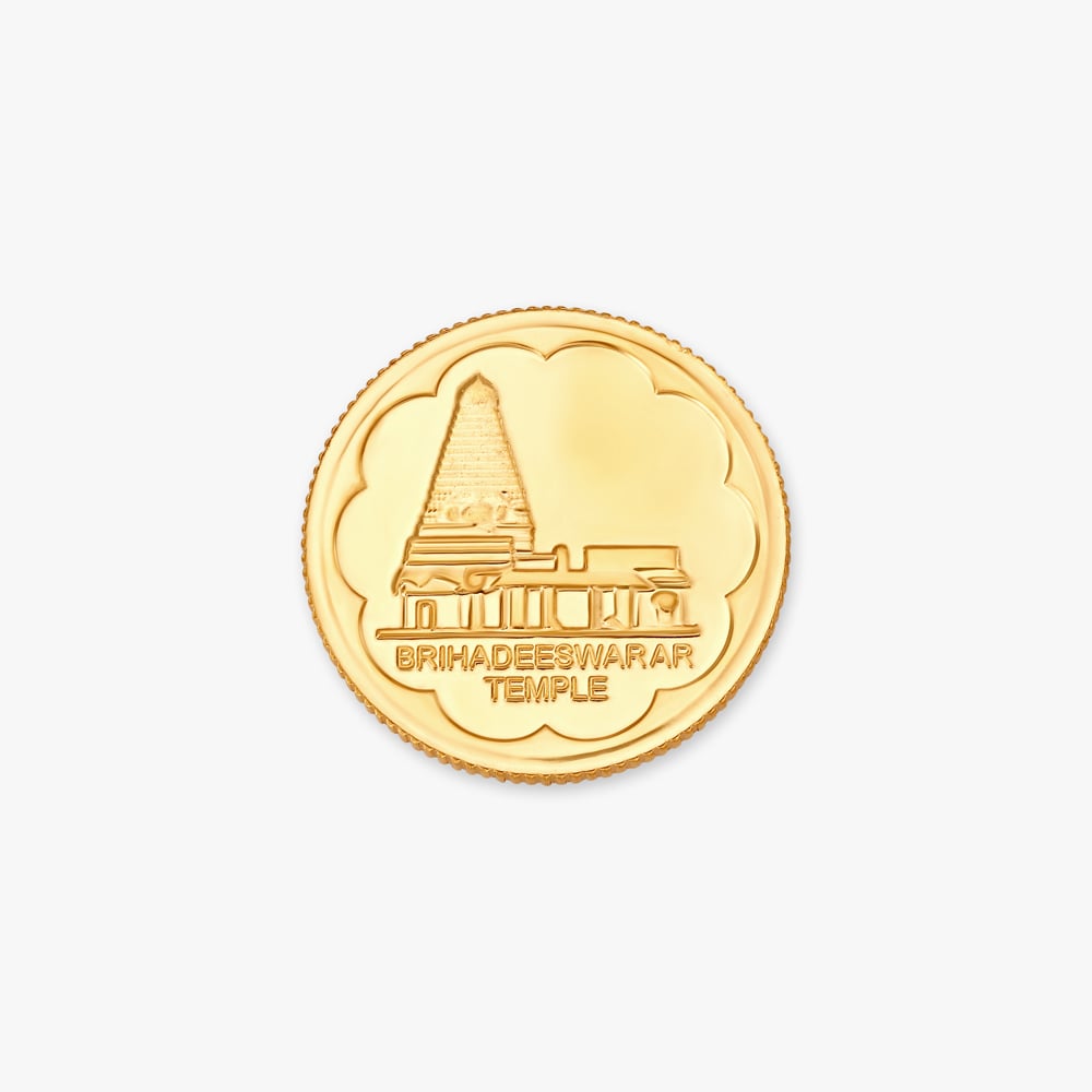 Brihadeeswarar temple 8 gram Gold Coin,,hi-res image number null