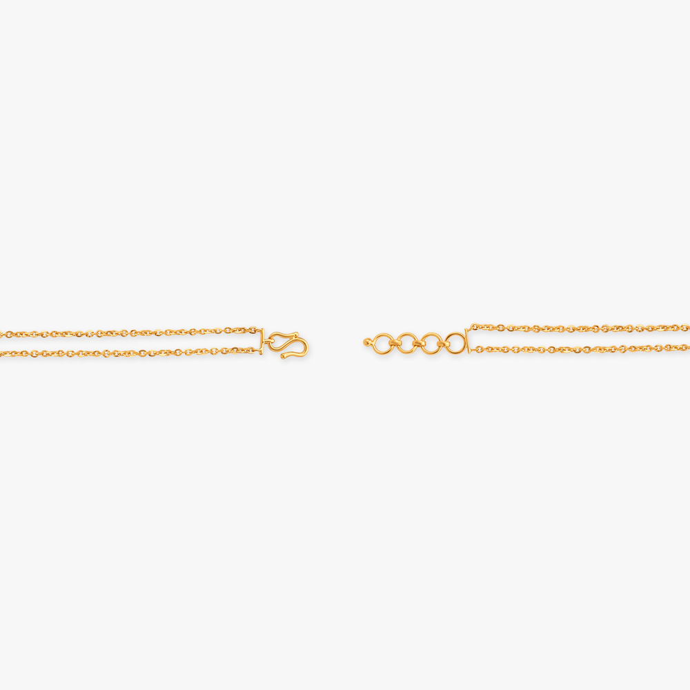 Curved Gold Bracelet,,hi-res image number null