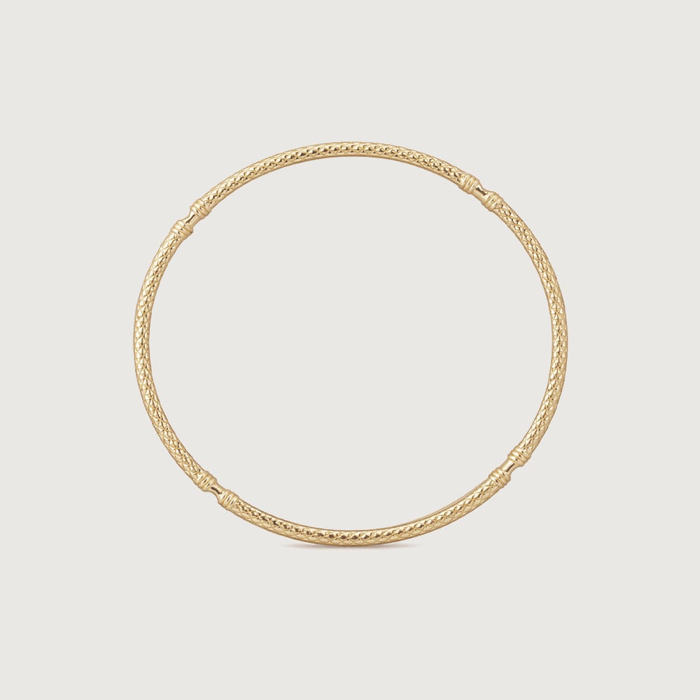 Textured Classic Gold Bangle,,hi-res image number null
