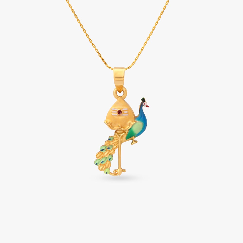 

Murugan Vel Gold Pendant