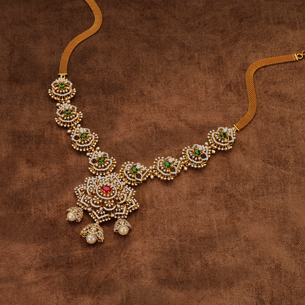 Versatile Heirloom Diamond Necklace Set,,hi-res image number null