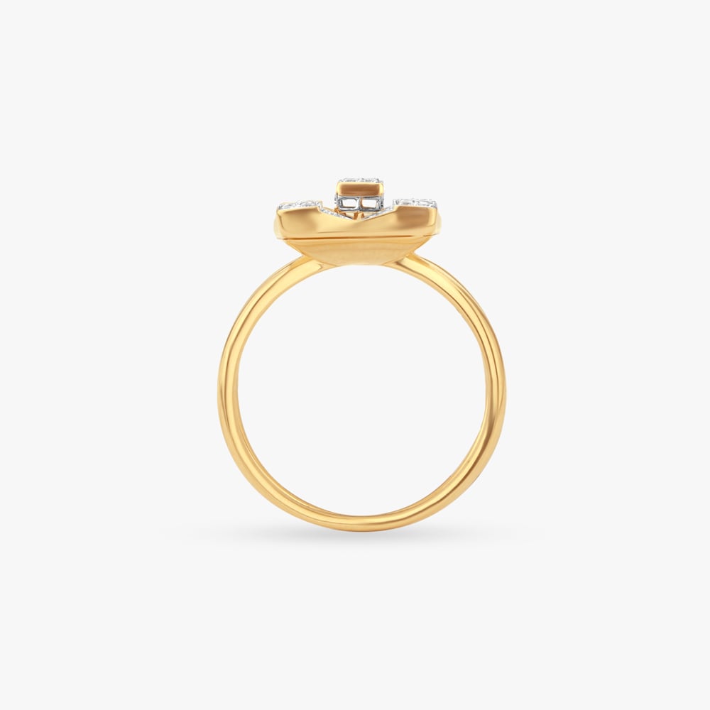 Prism Grid Diamond Finger Ring,,hi-res image number null