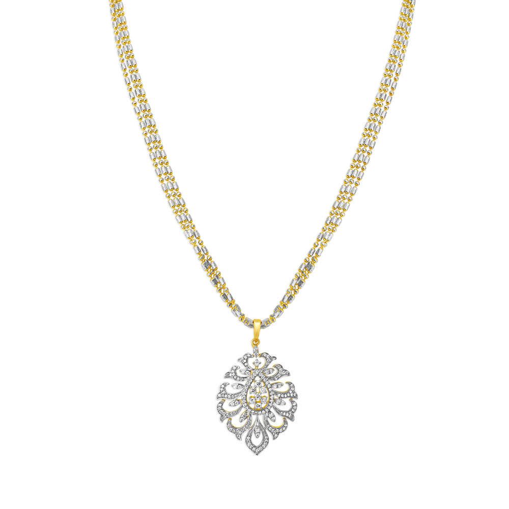 Esther Diamond Pendant with Chain,,hi-res image number null