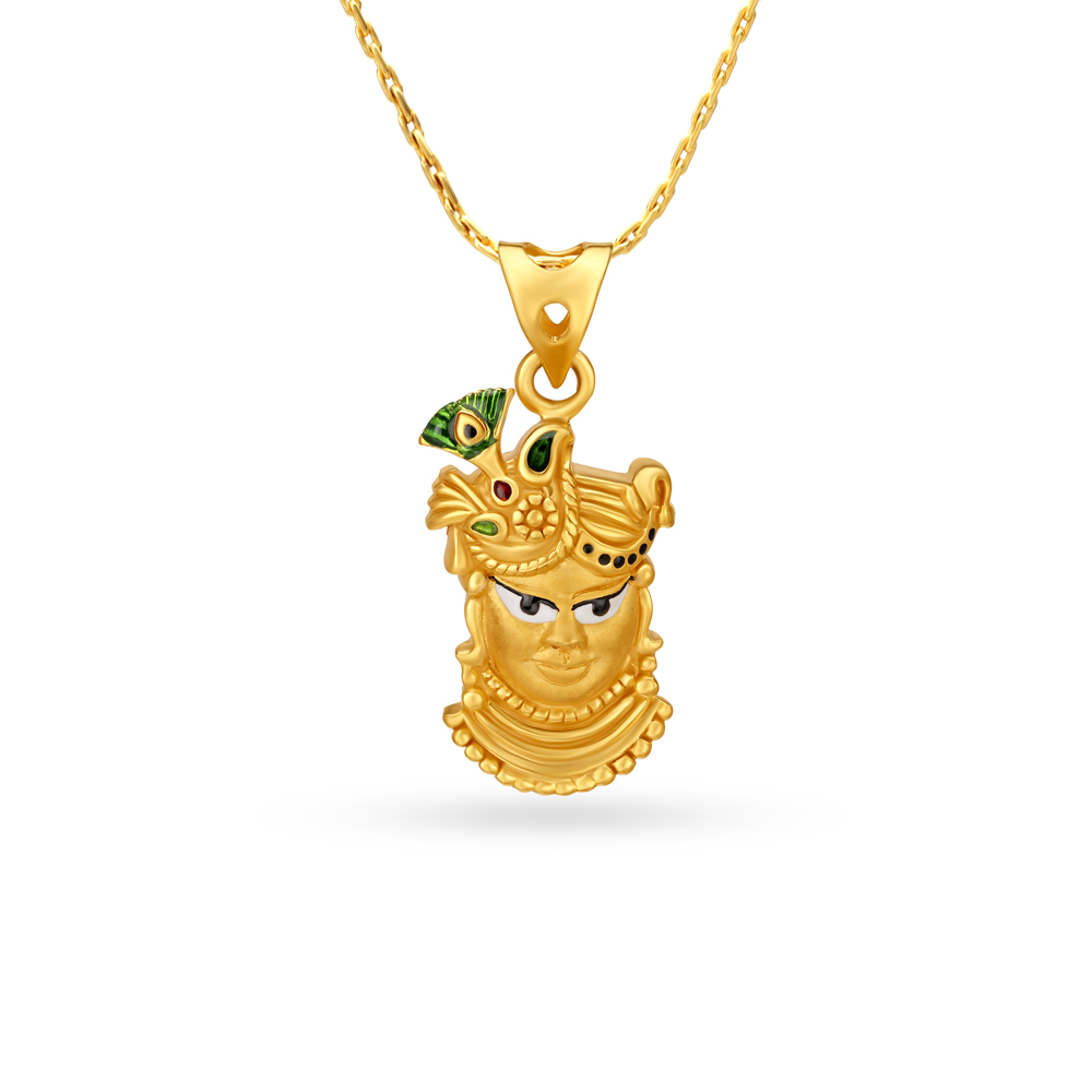 Radiant Shri Krishna Pendant,,hi-res image number null