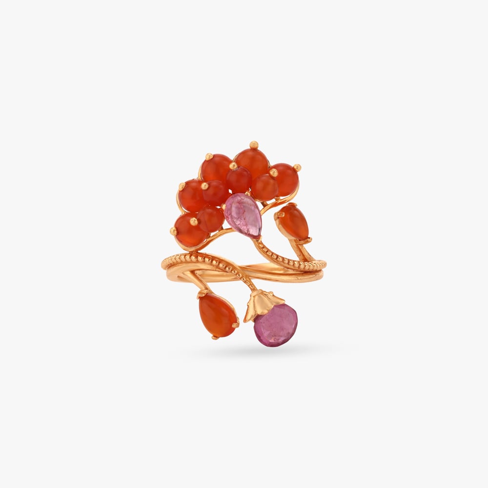 Bloom Cluster Gold Ring,,hi-res image number null