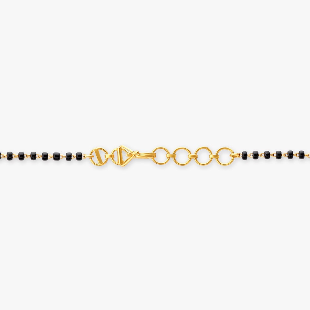 Floral Gold Mangalsutra,,hi-res image number null