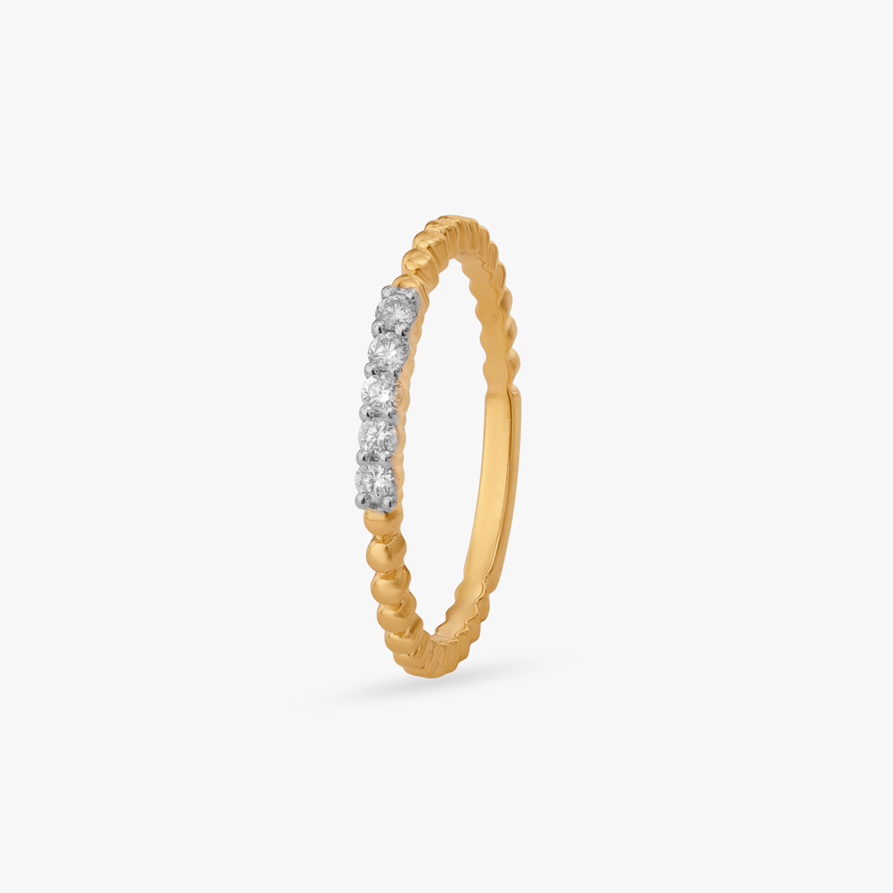 Sculpted Beadwork Diamond Ring,,hi-res image number null
