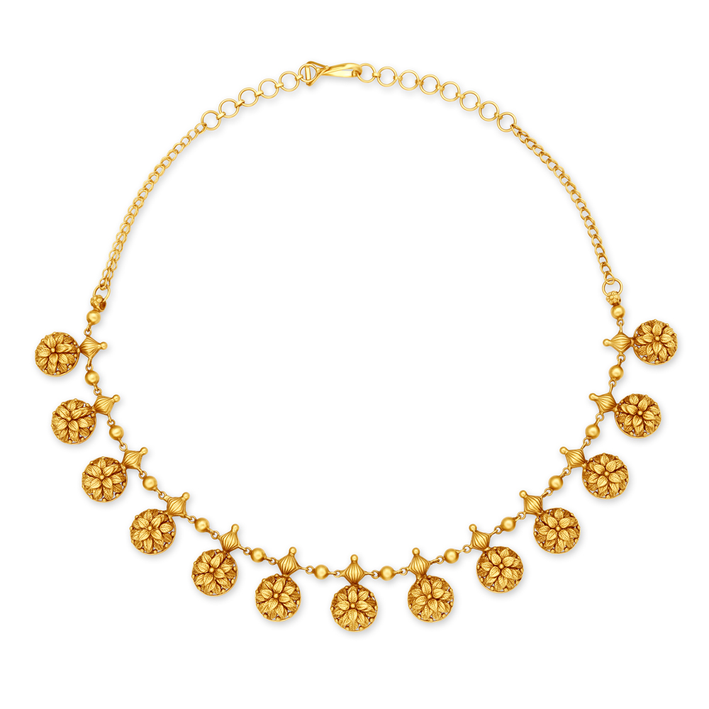 Surreal Gold Necklace Set,,hi-res image number null