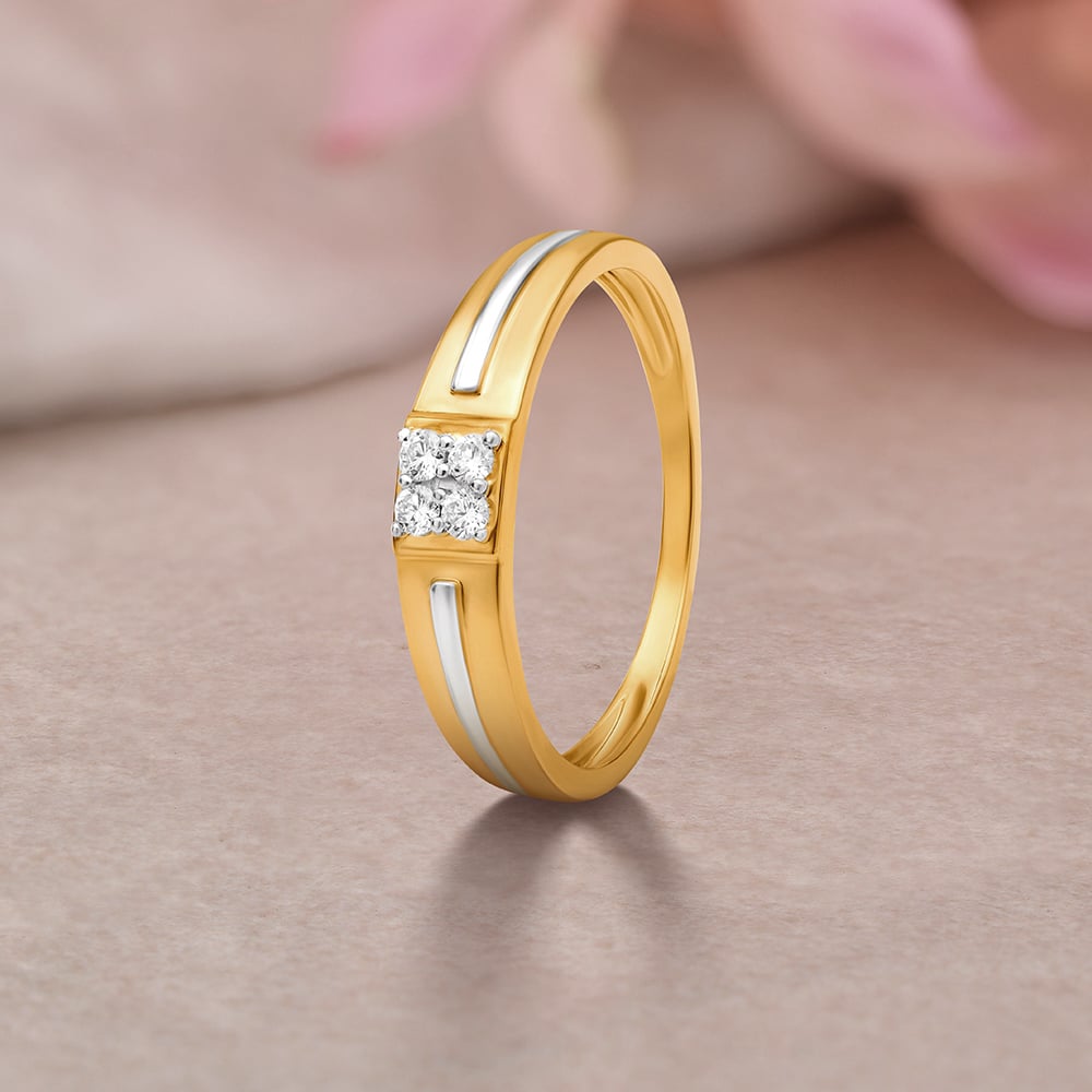 Elegant 22 Karat Yellow Gold Finger Ring