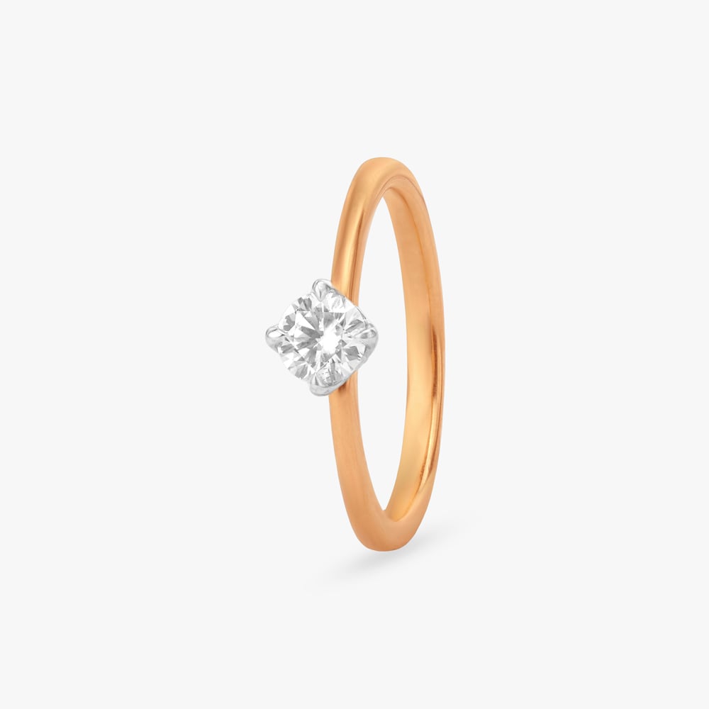 Regal Bloom Solitaire Ring,,hi-res image number null