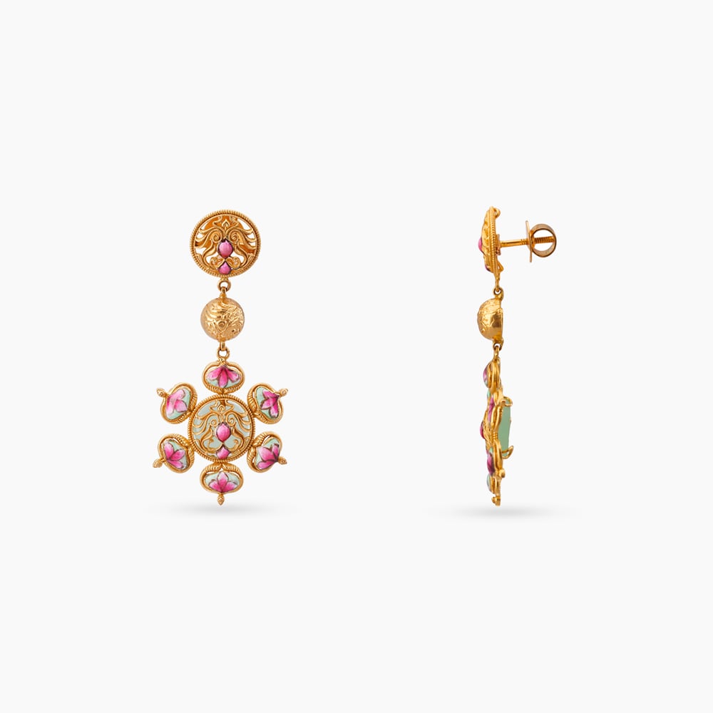 Glowing Splendor Gold Necklace Set,,hi-res image number null