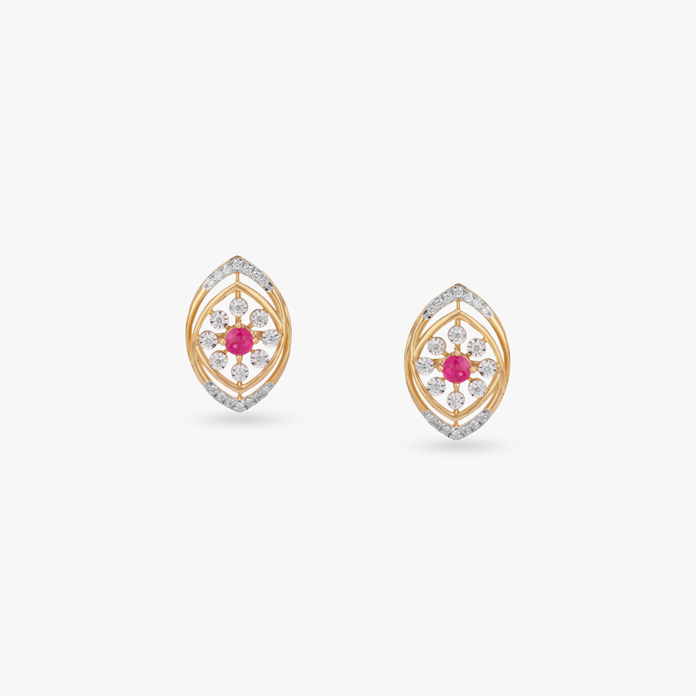 Inner Halo Diamond Pendant and Earrings Set,,hi-res image number null