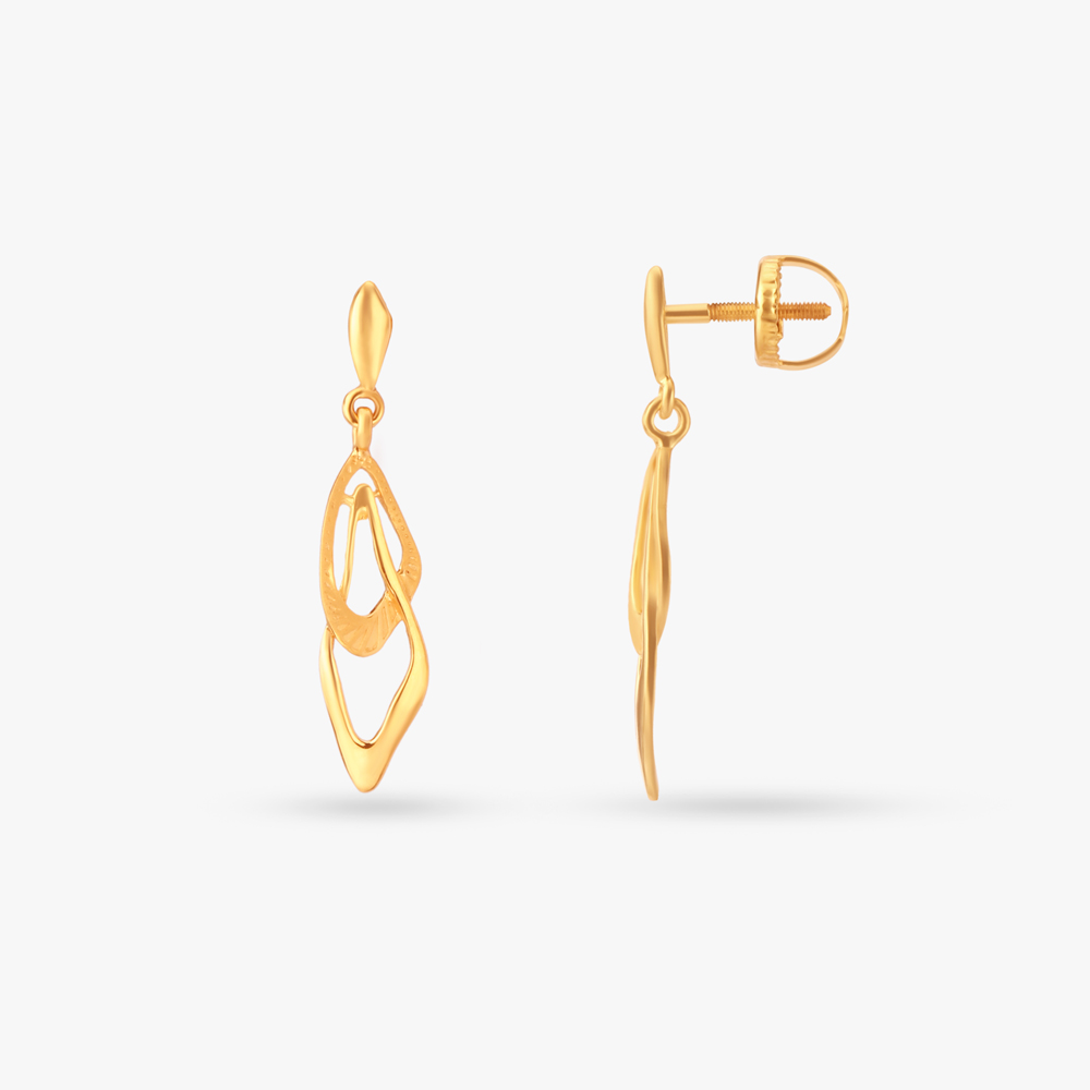 Contemporary Abstract Drop Earrings,,hi-res image number null