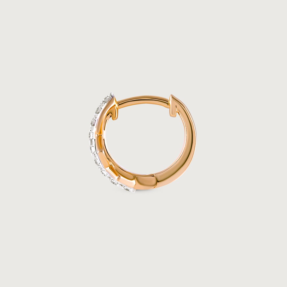 Lippan Delight Gold & Diamond Nose Pin,,hi-res image number null