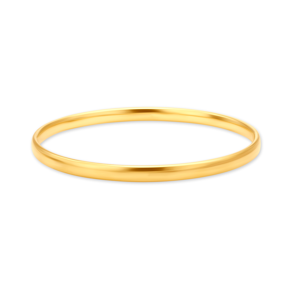 Polished Plain Gold Bangle,,hi-res image number null