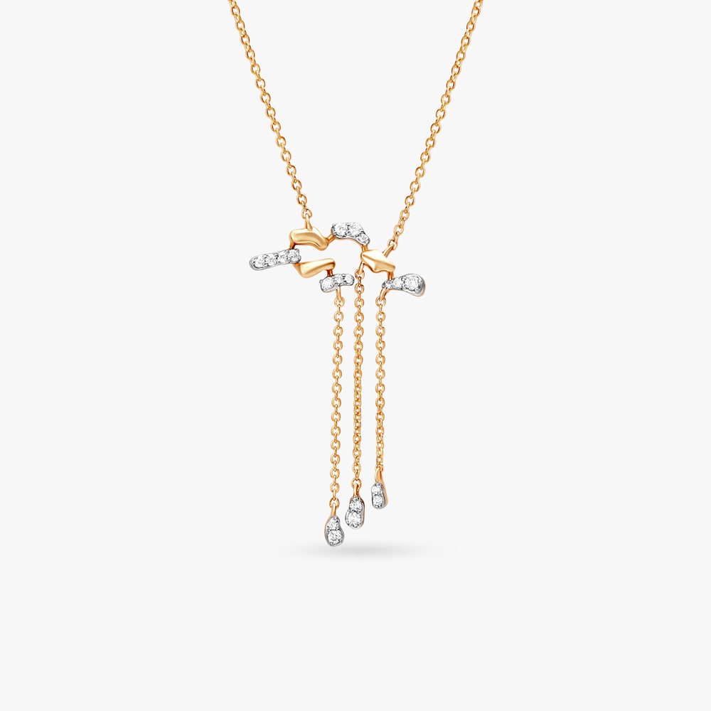 Pendant with shop chain tanishq