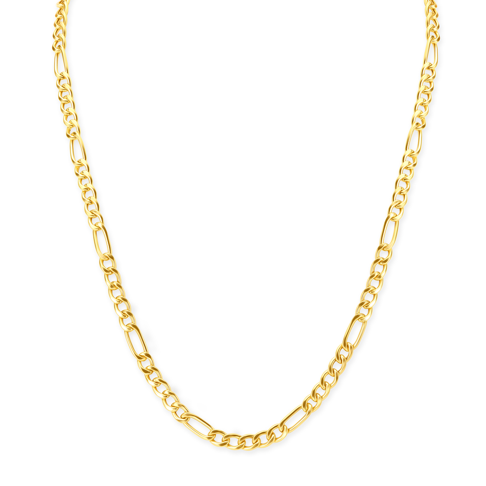 Mens gold link chain necklace deals