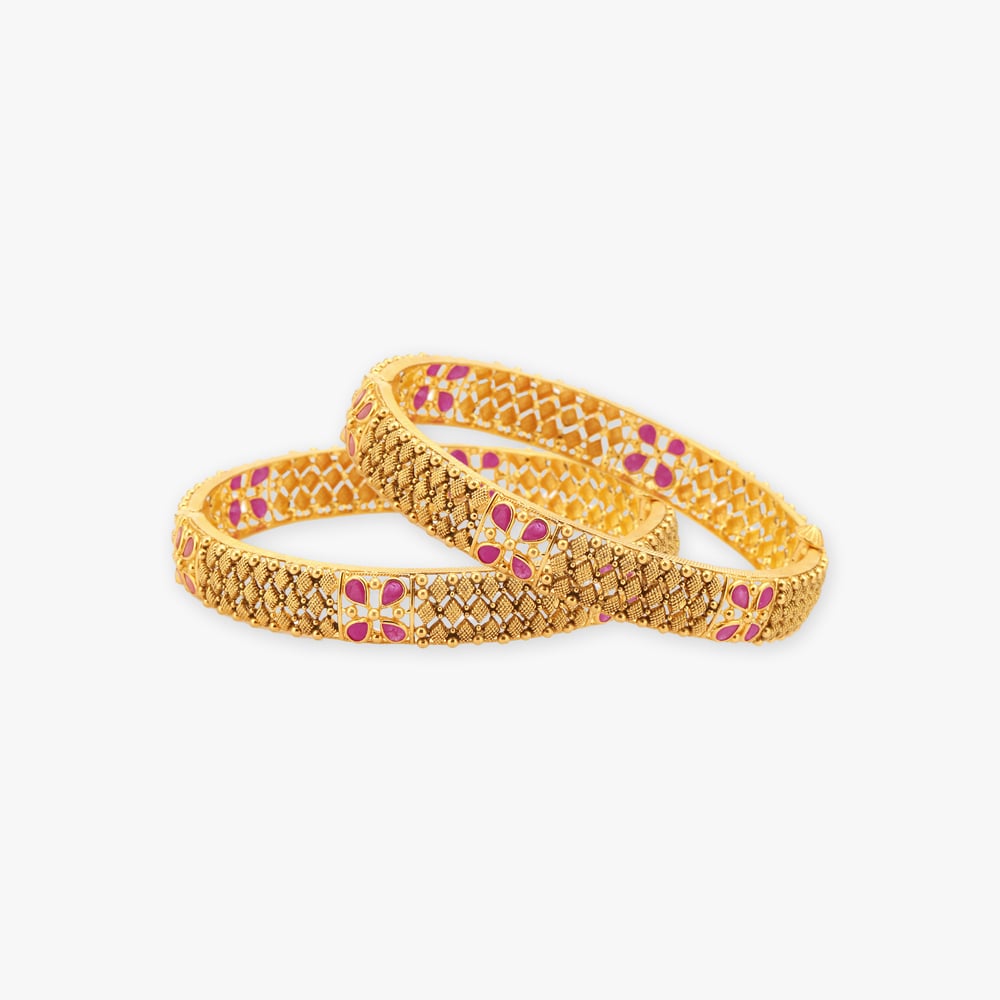 Sophasticate Lattice Bangles,,hi-res image number null