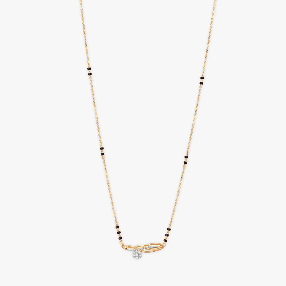 Subtle Sophistication Diamond Mangalsutra,,hi-res image number null