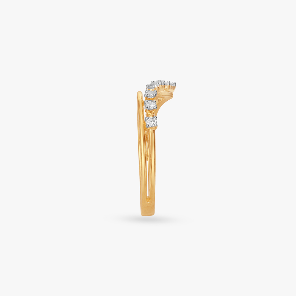 Chic Crown Diamond Finger Ring,,hi-res image number null