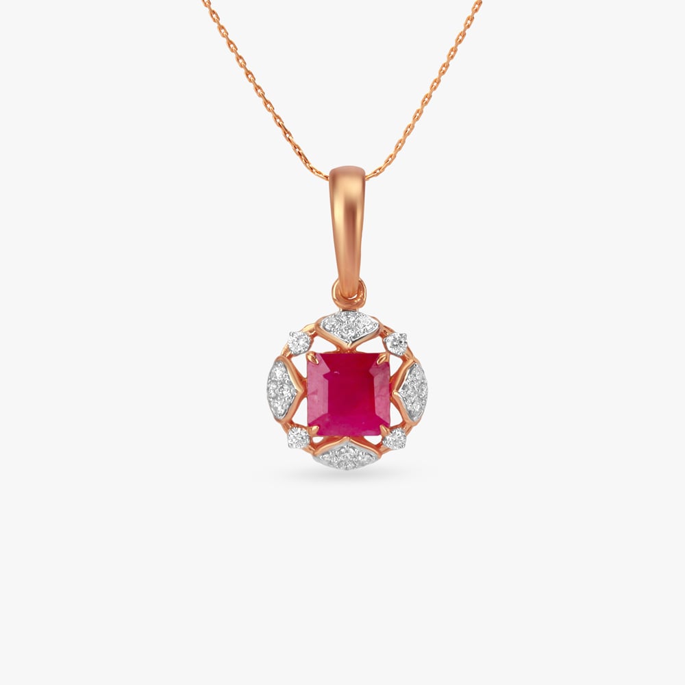 

Star Lattice Diamond Pendant
