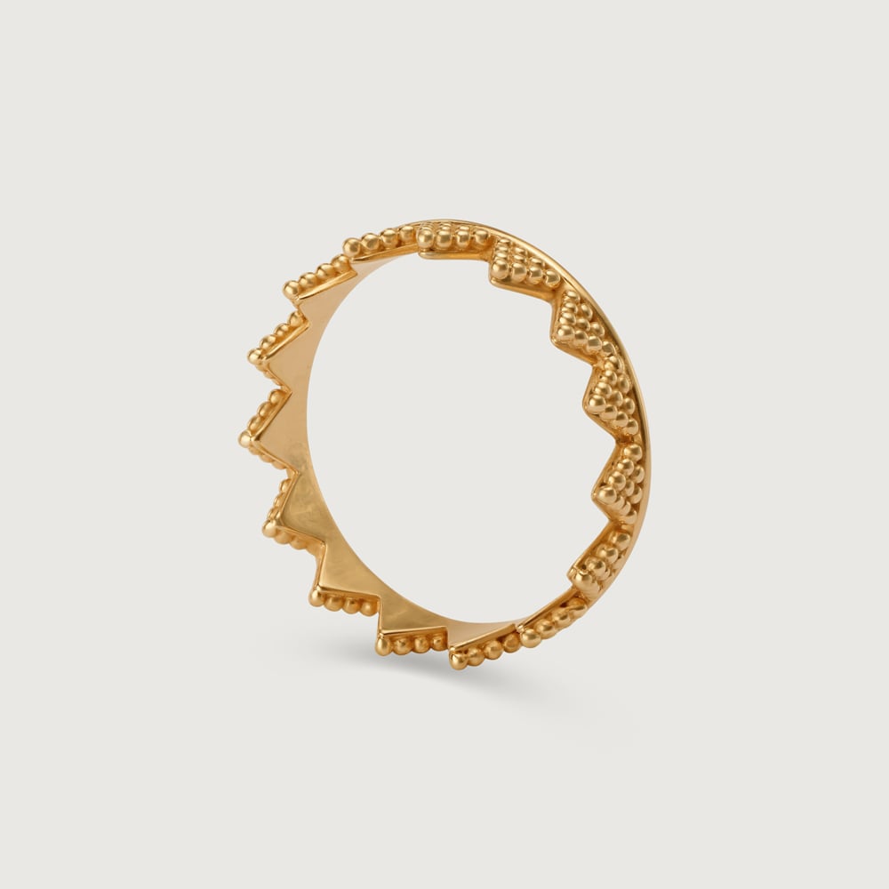 Yellow And Dual Tone Unity 14KT Yellow and Rose Gold Finger Ring,,hi-res image number null