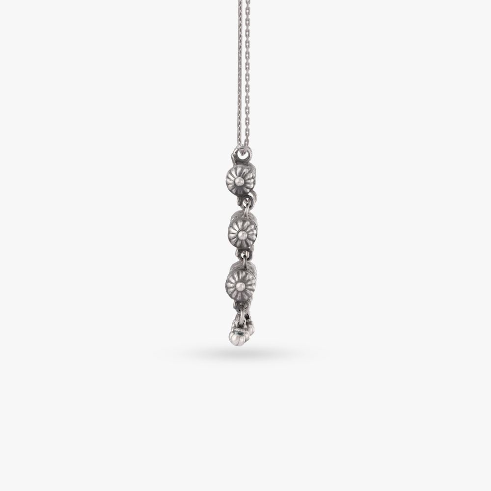 Floral Vibration Silver Pendant,,hi-res image number null